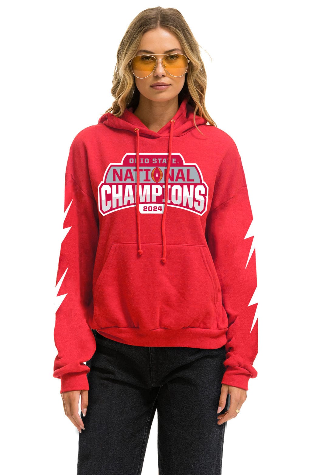 Classic OHIO STATE CFP CHAMPIONS 2025 RELAXED PULLOVER HOODIE - RED