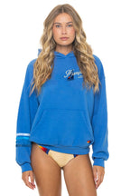 Classic PALM TREE FEST HAMPTONS 2026 PULLOVER HOODIE RELAXED - COBALT