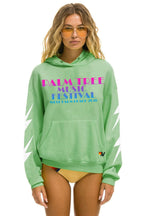 Classic PALM TREE FEST WEST PALM 2026 PULLOVER HOODIE RELAXED - NEON MINT