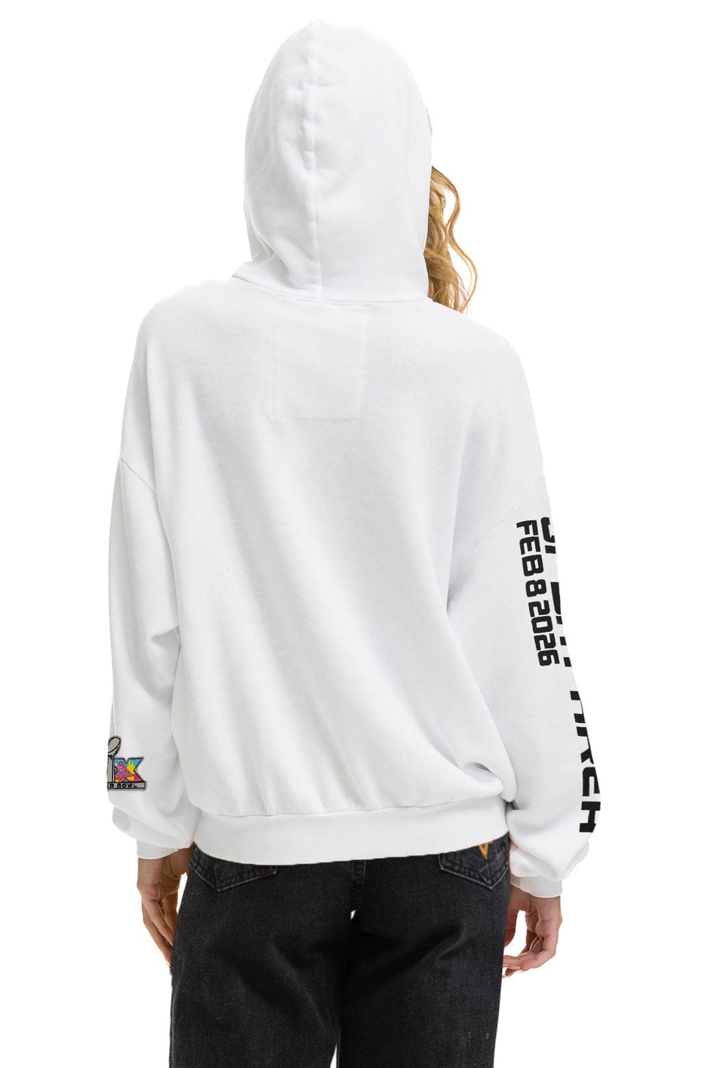 Classic SUPER BOWL 2026 RELAXED PULLOVER HOODIE - WHITE