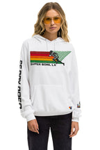 Classic SUPER BOWL 2026 RELAXED PULLOVER HOODIE - WHITE