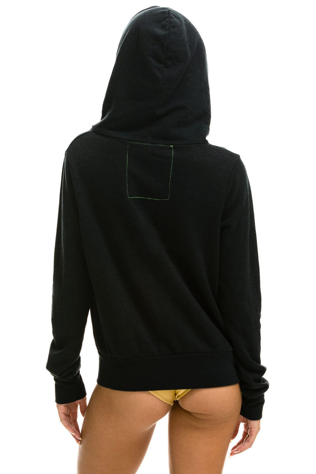 Classic 5 STRIPE HOODIE - BLACK