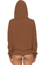 Classic 5 STRIPE HOODIE - CINNAMON