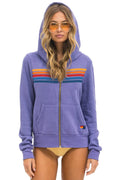 Classic 5 STRIPE HOODIE - LAVENDER