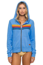 Classic 5 STRIPE HOODIE - RETRO OCEAN