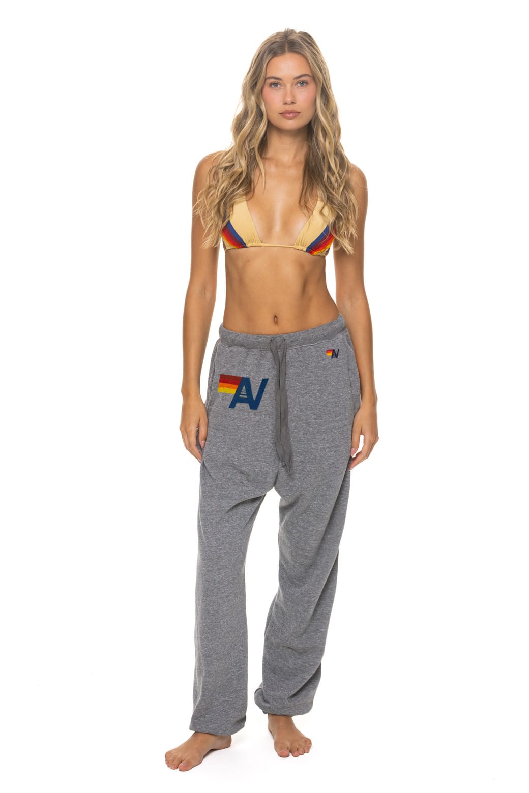 Classic LOGO SWEATPANTS - HEATHER GREY