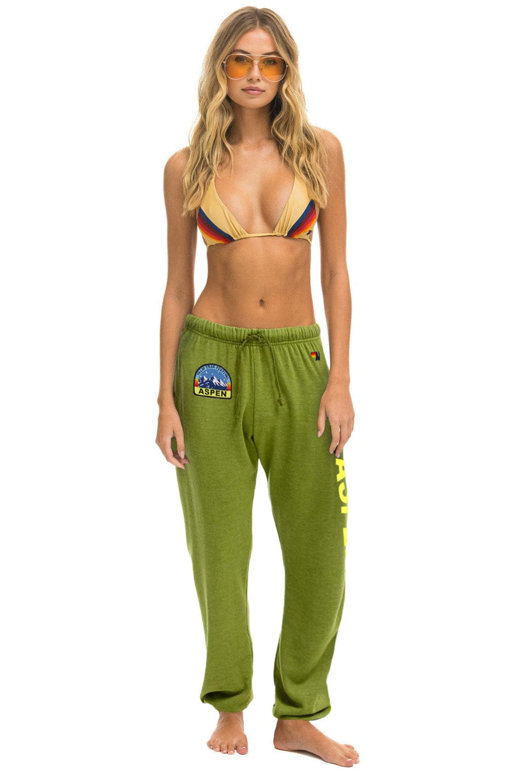 Classic PALM TREE FEST ASPEN 2026 UNISEX POCKET SWEATPANTS - JUNGLE GREEN