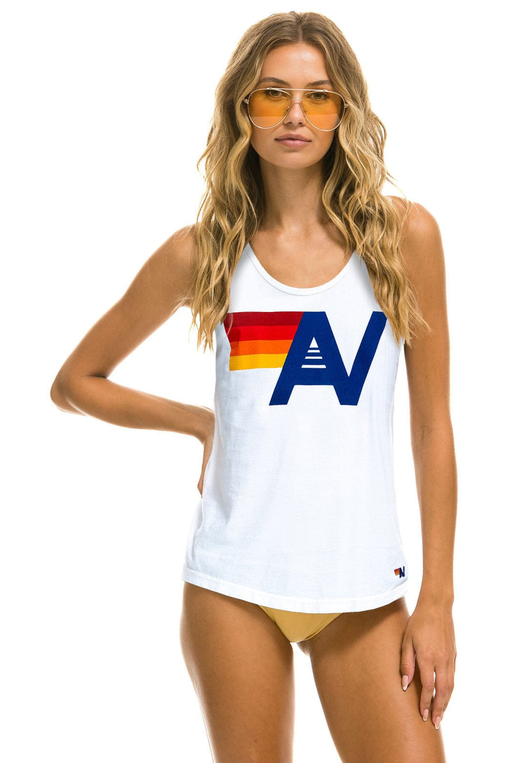 Classic MENS LOGO TANK - WHITE