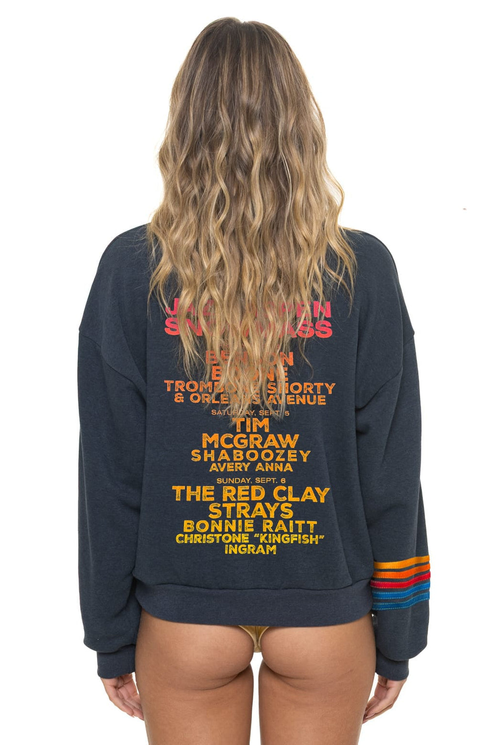 Classic JAZZ ASPEN SNOWMASS 2026 CREW SWEATSHIRT RELAXED - CHARCOAL