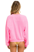 Classic LOVER RELAXED CREW SWEATSHIRT - NEON PINK