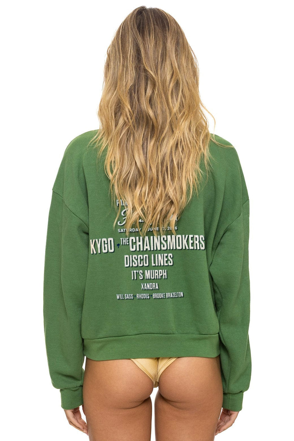 Classic PALM TREE FEST HAMPTONS 2026 CREW SWEATSHIRT RELAXED - PALM