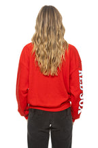 Classic BOSTON RED SOX 2026 RELAXED CREW SWEATSHIRT - RED