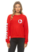 Classic BOSTON RED SOX 2026 RELAXED CREW SWEATSHIRT - RED