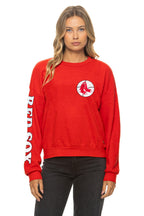 Classic BOSTON RED SOX 2026 RELAXED CREW SWEATSHIRT - RED