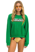 Classic WINDY CITY SMOKEOUT 2025 CREW SWEATSHIRT RELAXED - KELLY GREEN