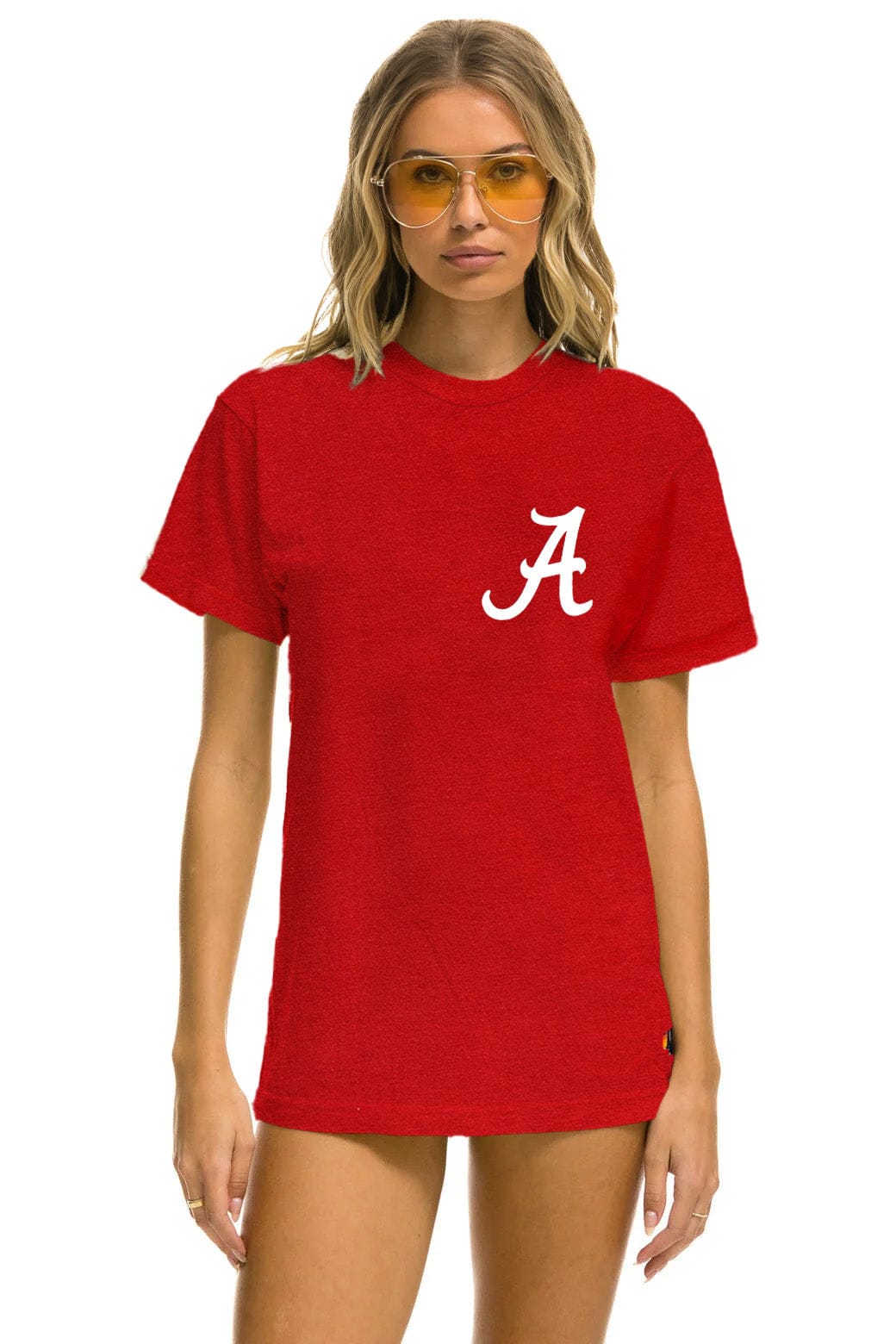 Classic UNIVERSITY OF ALABAMA BOLT CREW TEE SHIRT - CRIMSON
