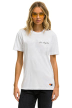 Classic CHAD SMITH DREAMLAND LA FIRES BENEFIT CREW TEE - WHITE