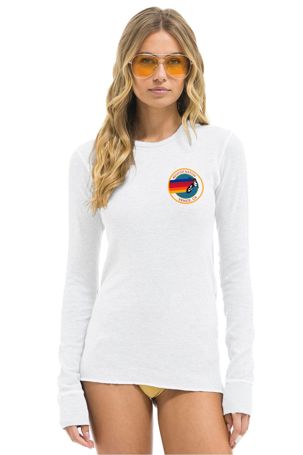 Classic AVIATOR NATION VENICE THERMAL - WHITE