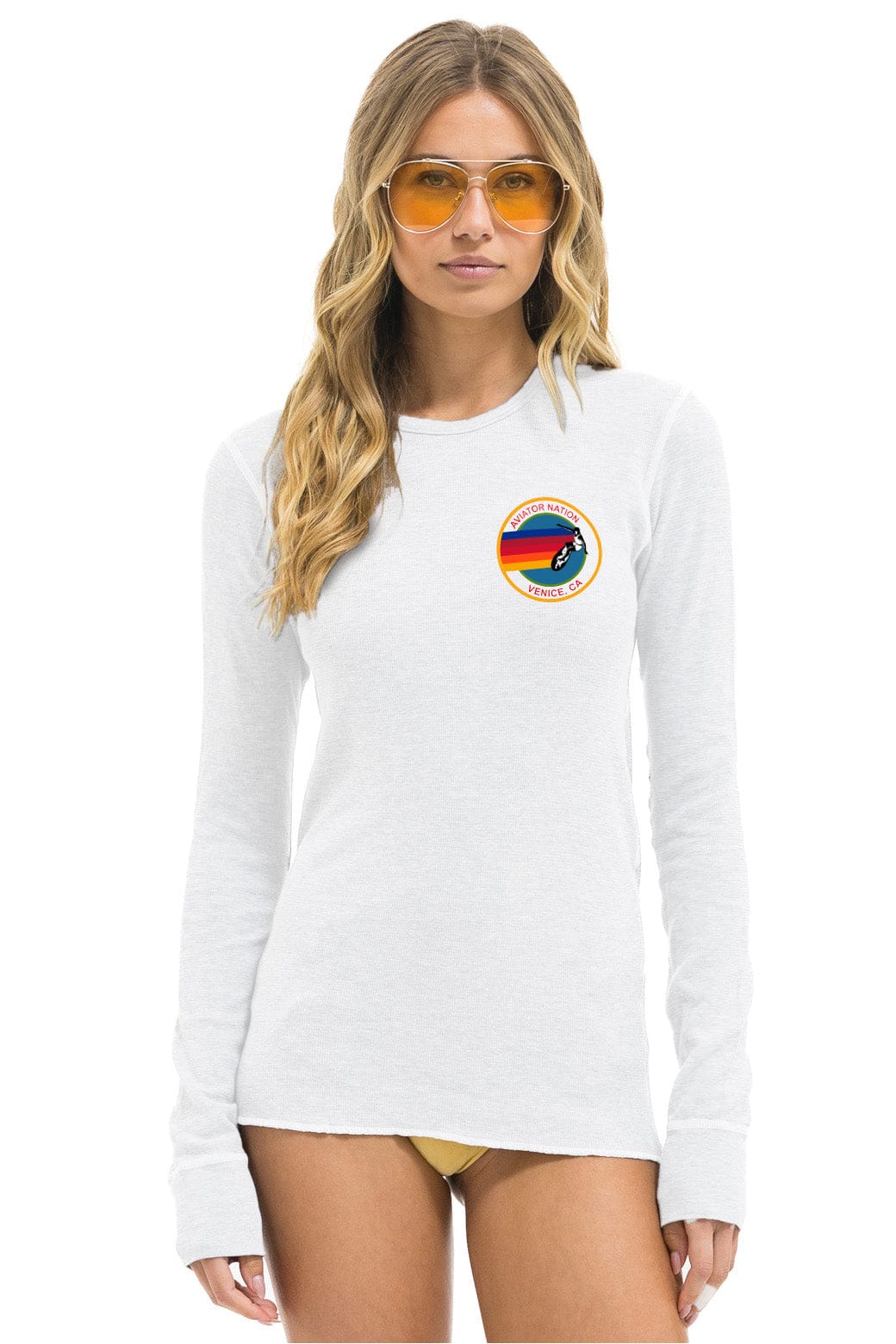 Classic AVIATOR NATION VENICE THERMAL - WHITE