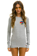 Classic AVIATOR NATION BROOKLYN THERMAL - HEATHER GREY