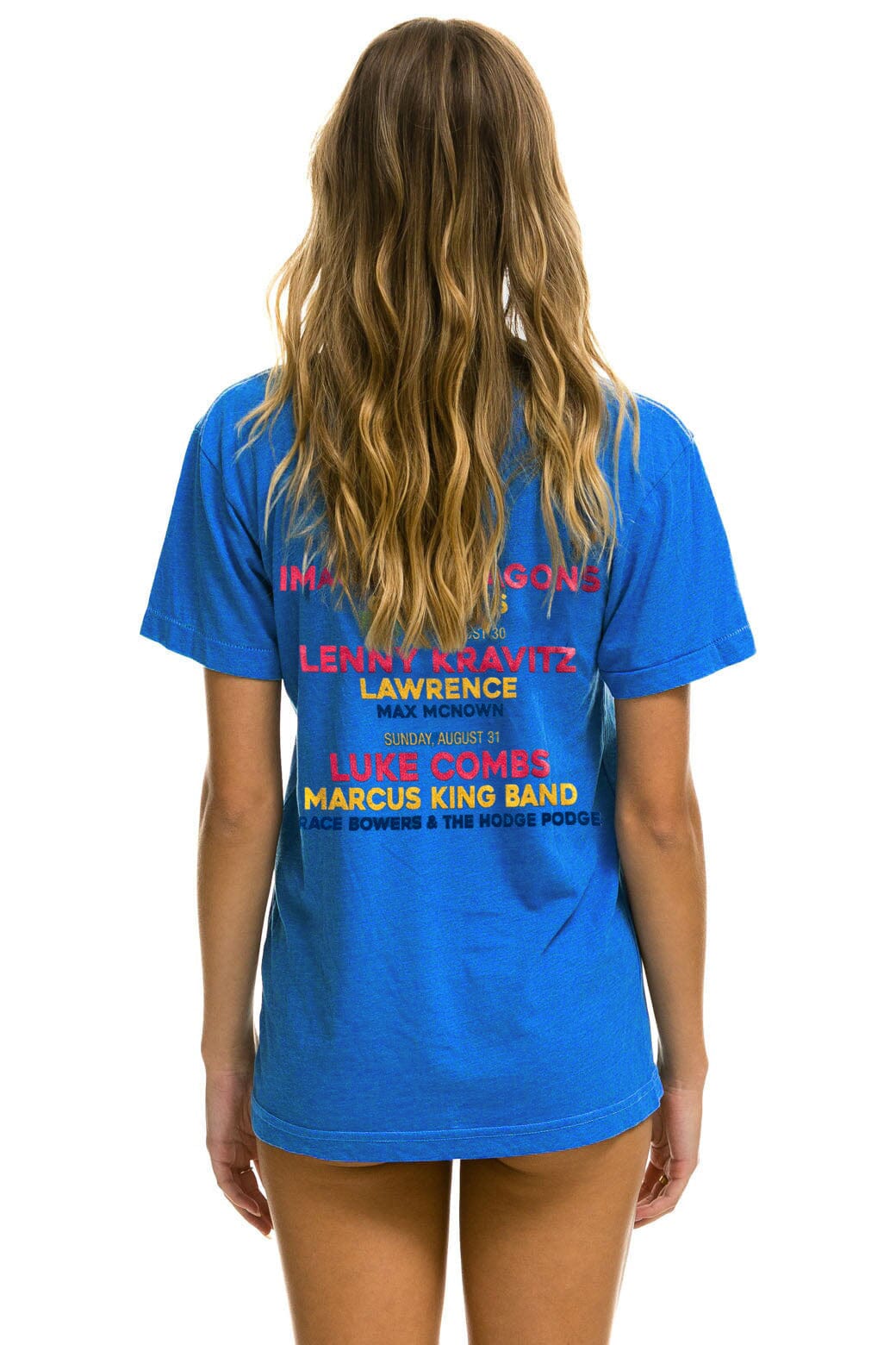 Classic JAZZ ASPEN SNOWMASS 2025 CREW TEE SHIRT - ADVENTURE BLUE