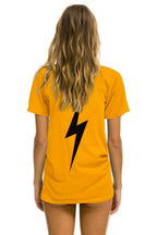 Classic LSU BOLT CREW TEE SHIRT - GOLD
