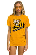 Classic LSU BOLT CREW TEE SHIRT - GOLD