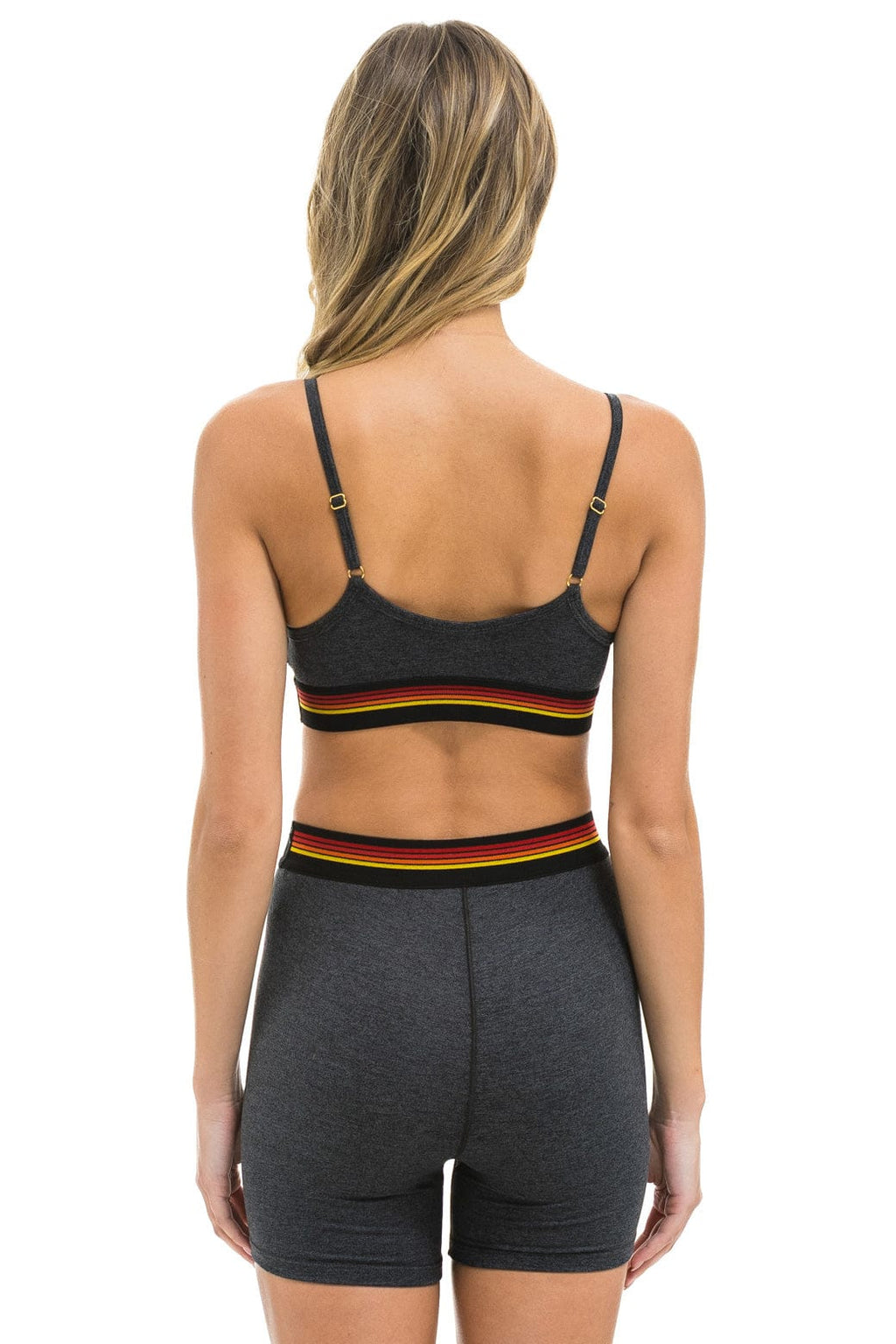 Classic LOGO ADJUSTABLE BRALETTE - CHARCOAL