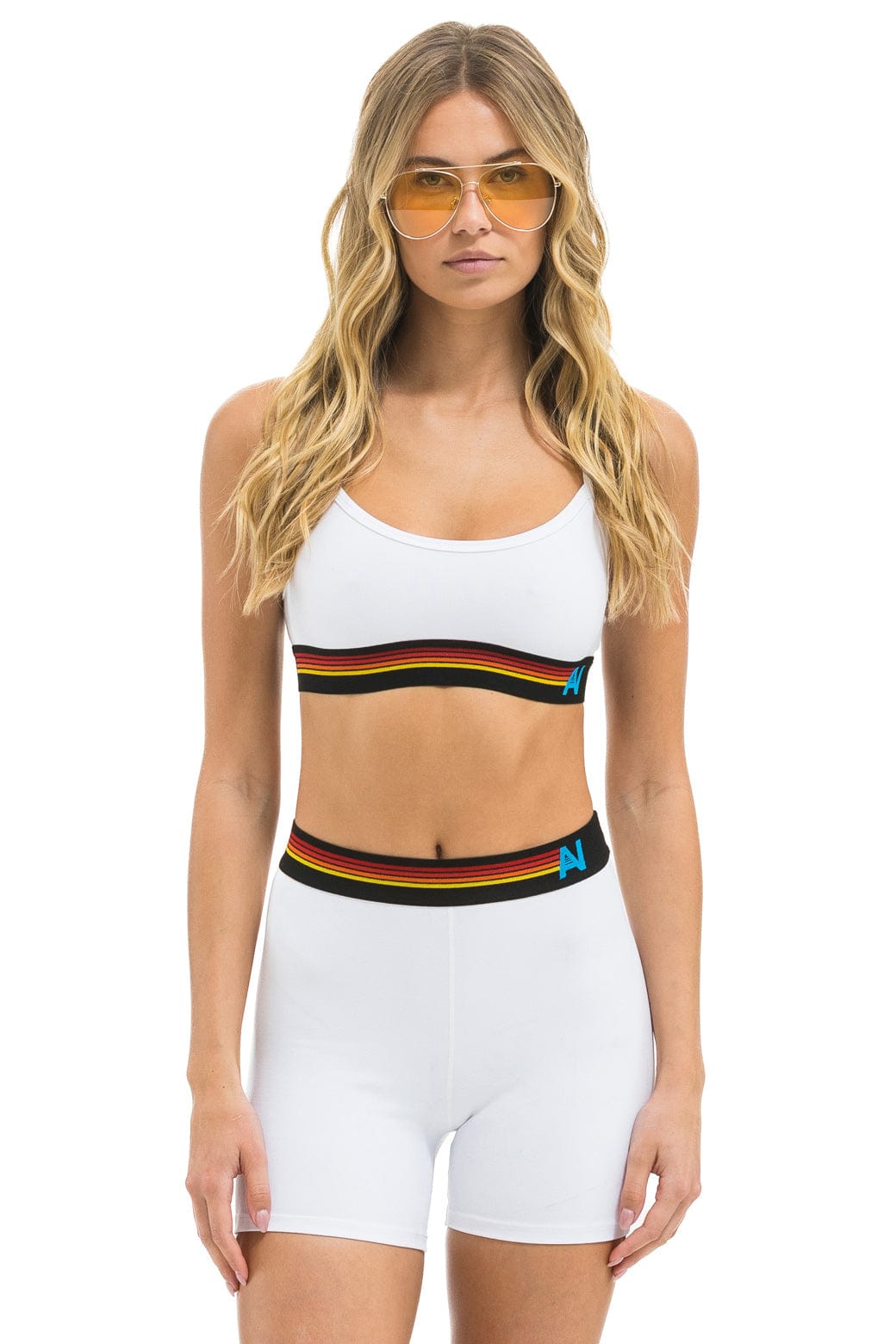 Classic LOGO ADJUSTABLE BRALETTE - WHITE