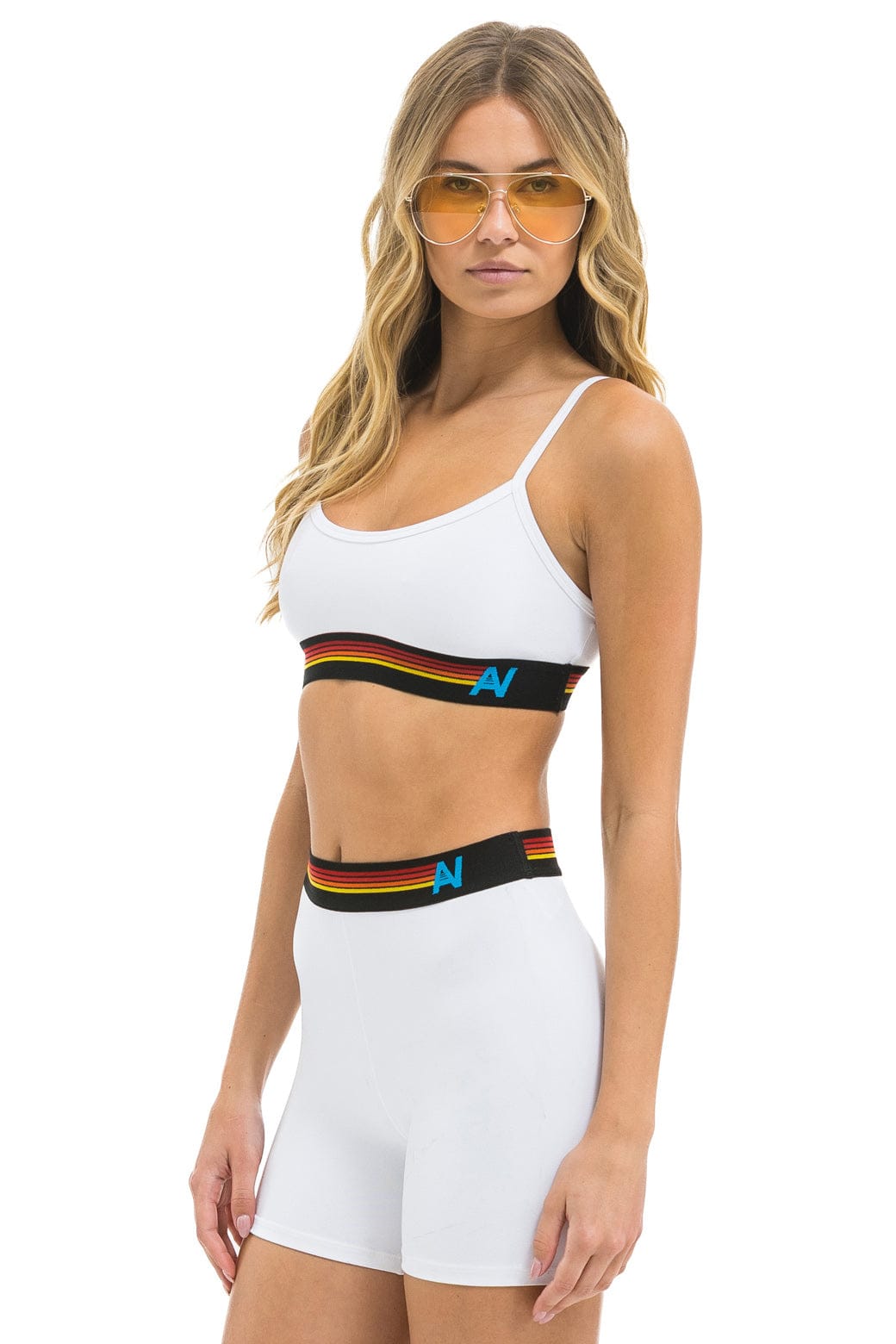 Classic LOGO ADJUSTABLE BRALETTE - WHITE