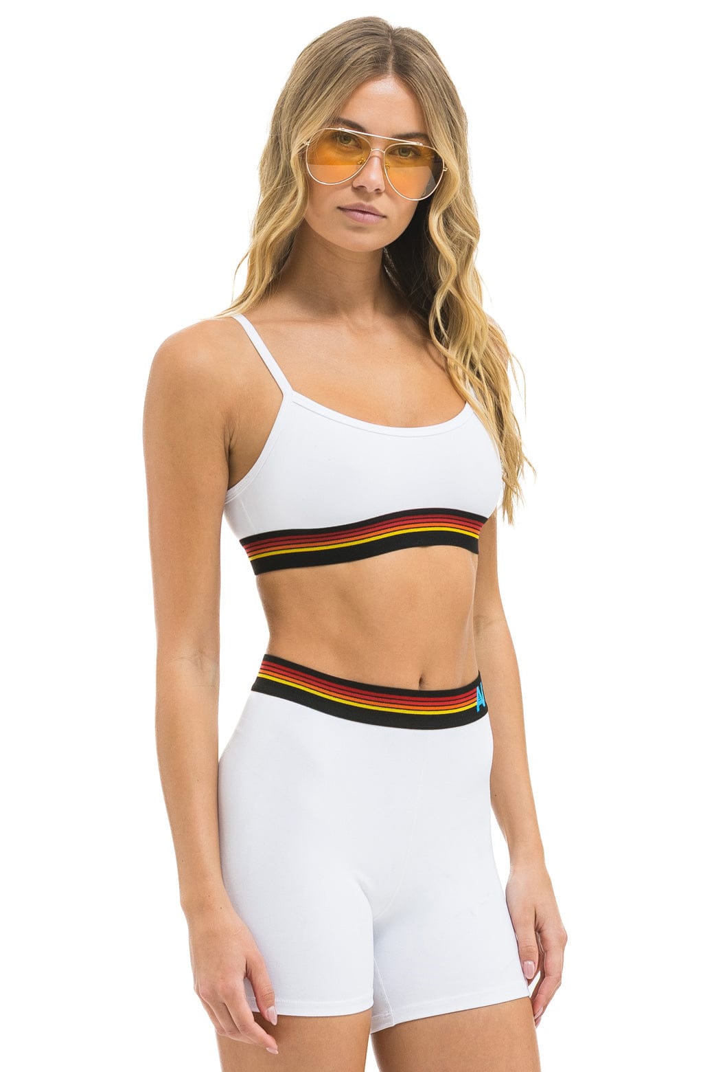 Classic LOGO ADJUSTABLE BRALETTE - WHITE