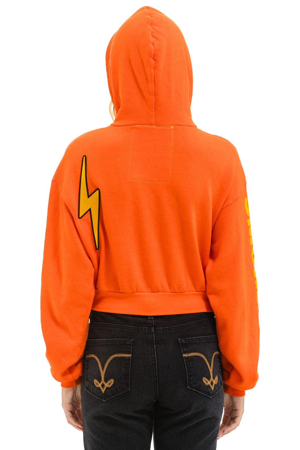 Classic WINDY CITY SMOKEOUT 2025 CROPPED ZIP HOODIE RELAXED - ORANGE