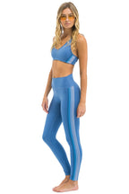 Classic FULL LENGTH HI-RISE 5 STRIPE LEGGINGS - WATER