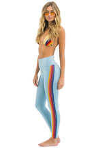 Classic FULL LENGTH HI-RISE 5 STRIPE LEGGINGS - MIST
