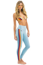 Classic FULL LENGTH HI-RISE 5 STRIPE LEGGINGS - MIST