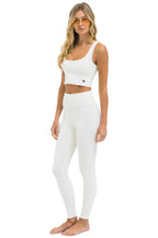 Classic WIDE RIB FULL LENGTH HI-RISE LEGGINGS - VINTAGE WHITE