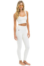 Classic WIDE RIB FULL LENGTH HI-RISE LEGGINGS - VINTAGE WHITE