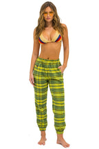 Classic PLAID LODGE PANT - AVOCADO PLAID