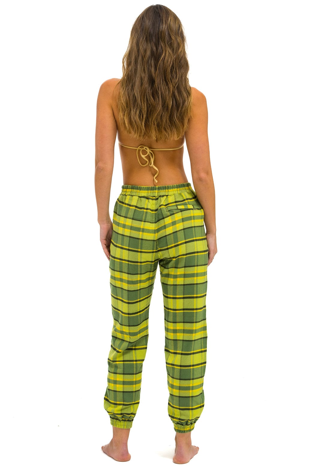 Classic PLAID LODGE PANT - AVOCADO PLAID
