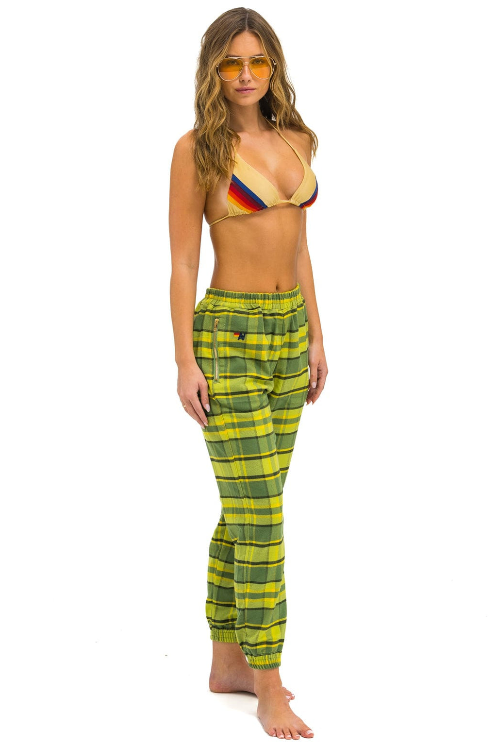 Classic PLAID LODGE PANT - AVOCADO PLAID