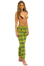 Classic PLAID LODGE PANT - AVOCADO PLAID
