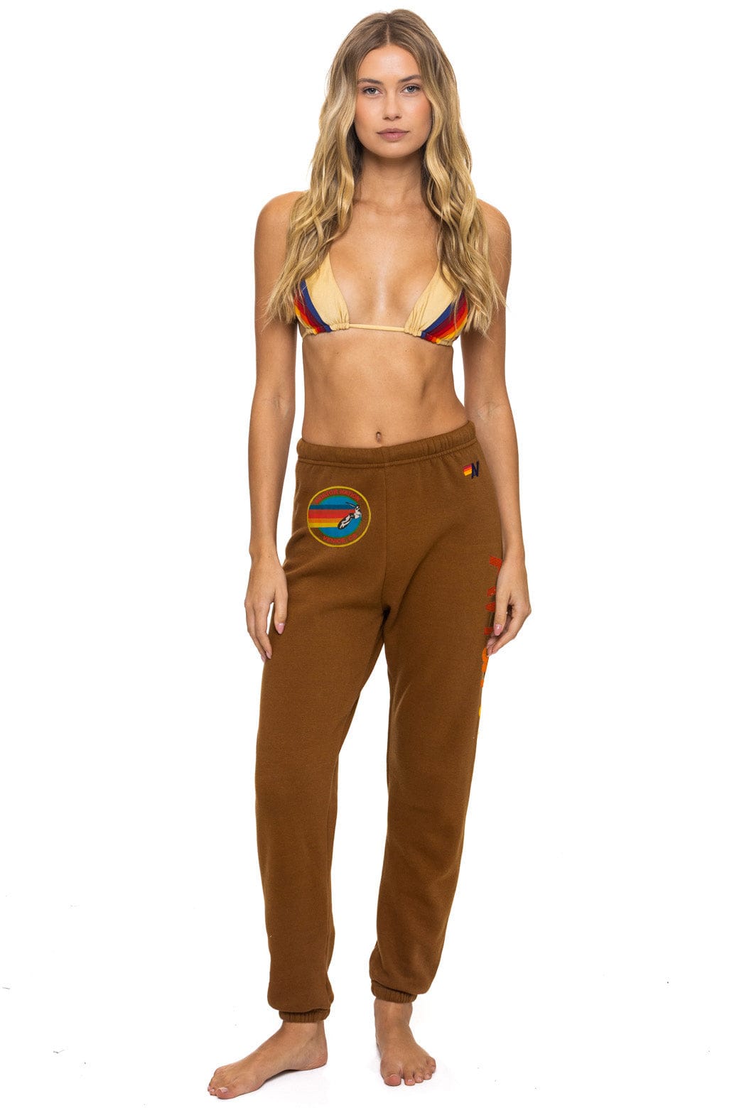 Classic AVIATOR NATION SWEATPANTS - CINNAMON