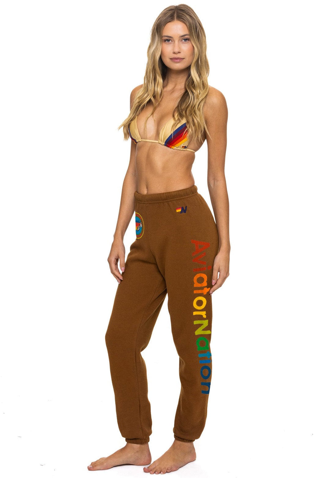 Classic AVIATOR NATION SWEATPANTS - CINNAMON