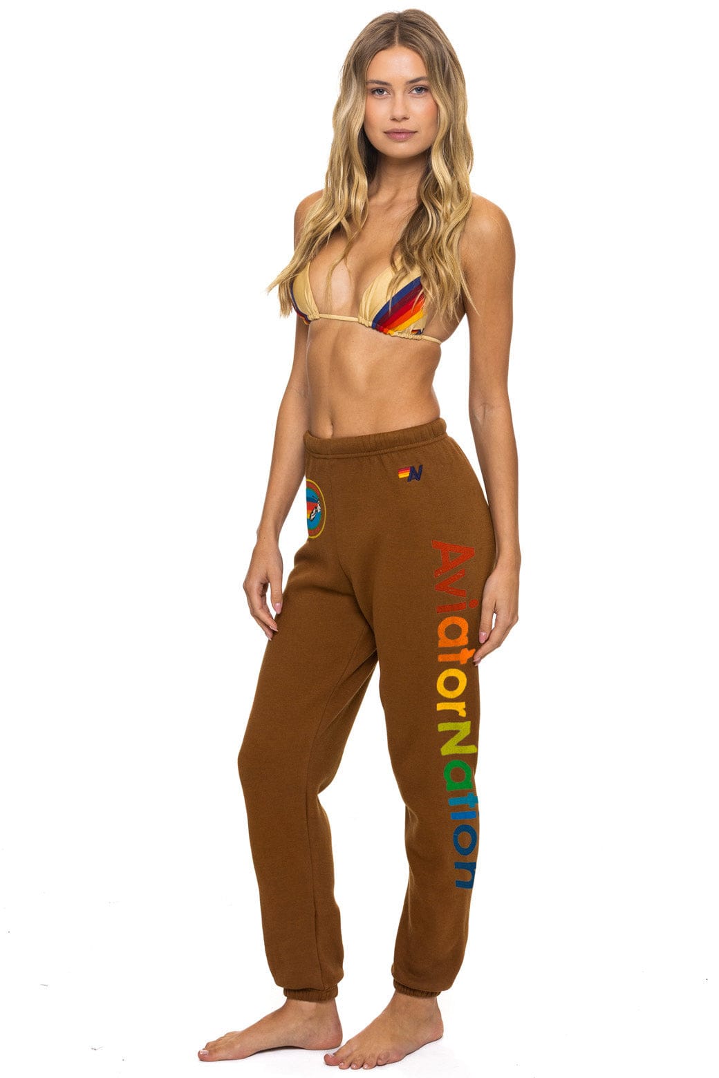 Classic AVIATOR NATION SWEATPANTS - CINNAMON