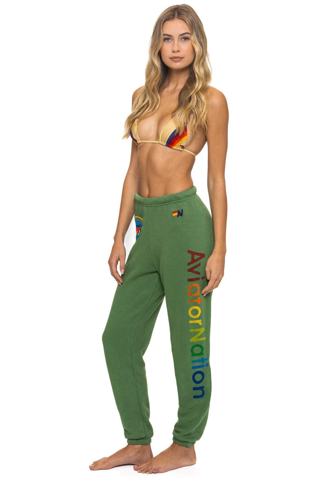 Classic AVIATOR NATION SWEATPANTS - PALM