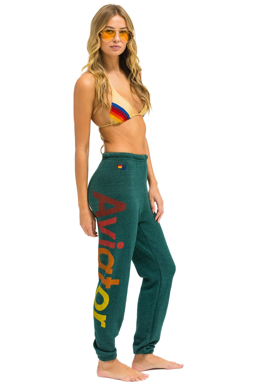 Classic AVIATOR NATION 2 SWEATPANTS - FOREST