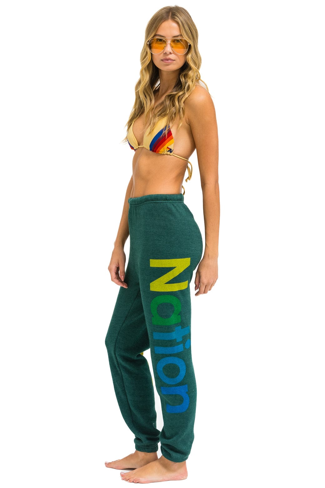 Classic AVIATOR NATION 2 SWEATPANTS - FOREST