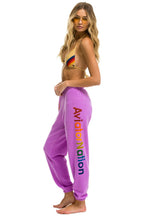 Classic AVIATOR NATION NORTH SHORE SWEATPANTS - NEON PURPLE