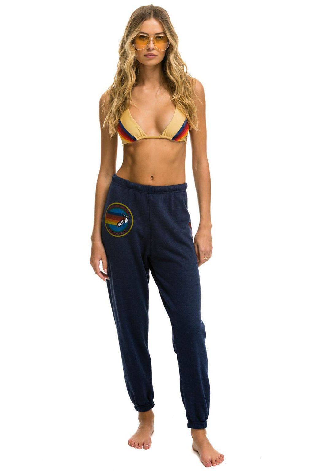 Classic AVIATOR NATION BROOKLYN SWEATPANTS - NAVY