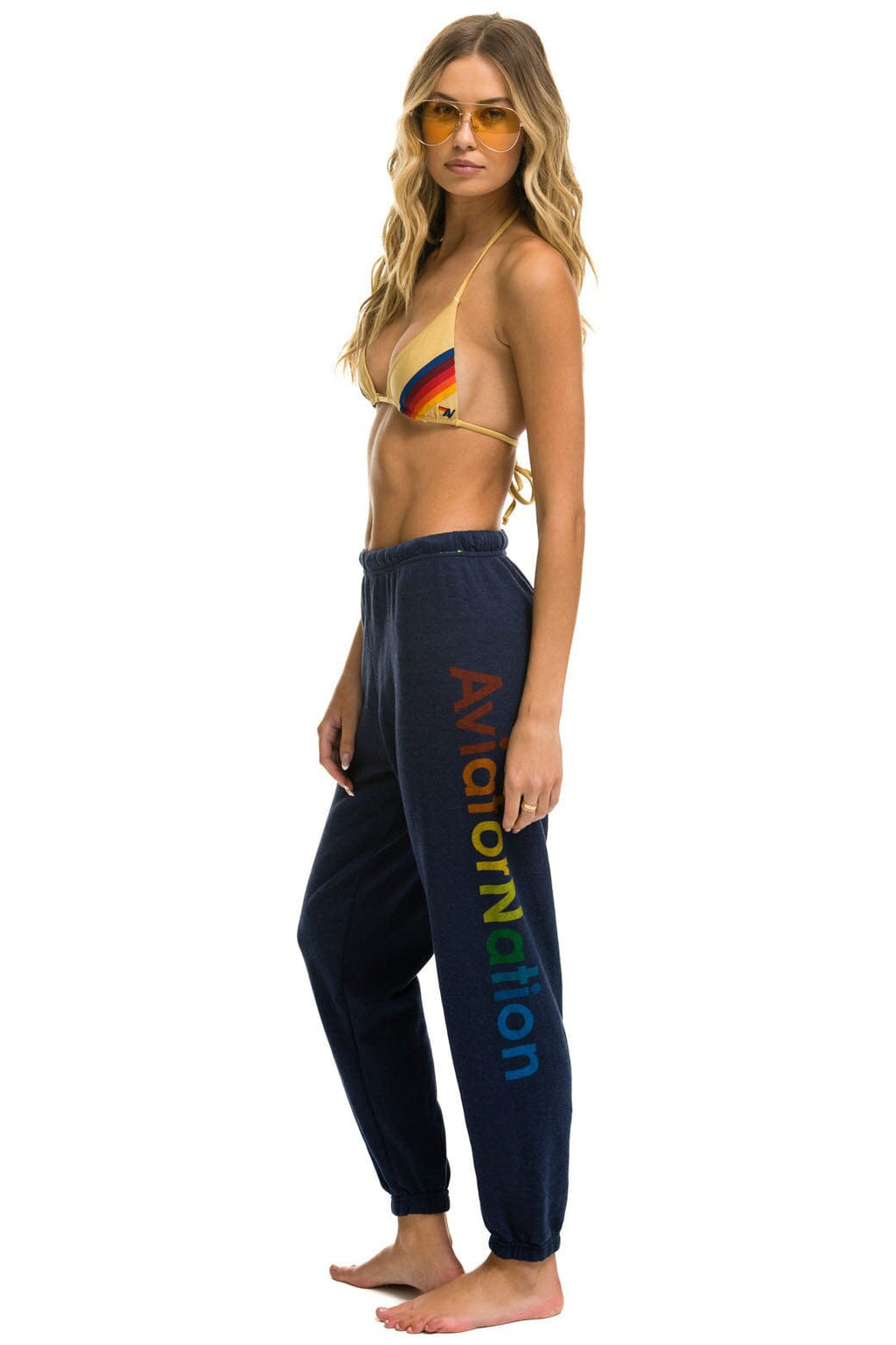 Classic AVIATOR NATION BROOKLYN SWEATPANTS - NAVY